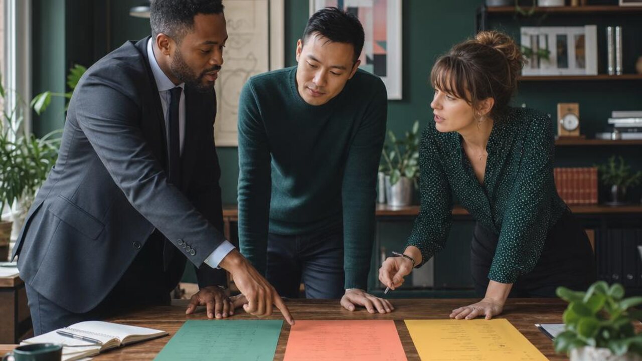 Approachable small law firm team actively working together on seo, google ads, social media or referrals: where should a small law firm invest first?