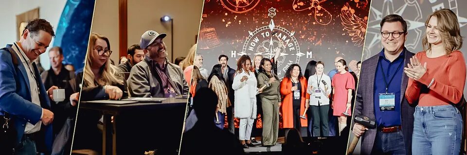 Scenes from an HTM live event