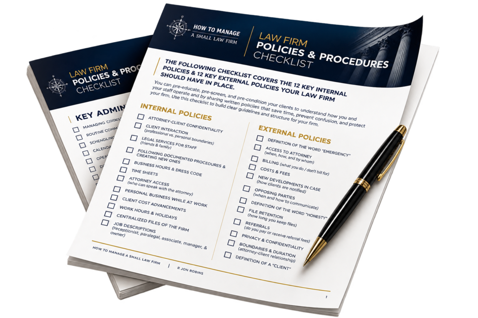 Policies & Procedures Checklist