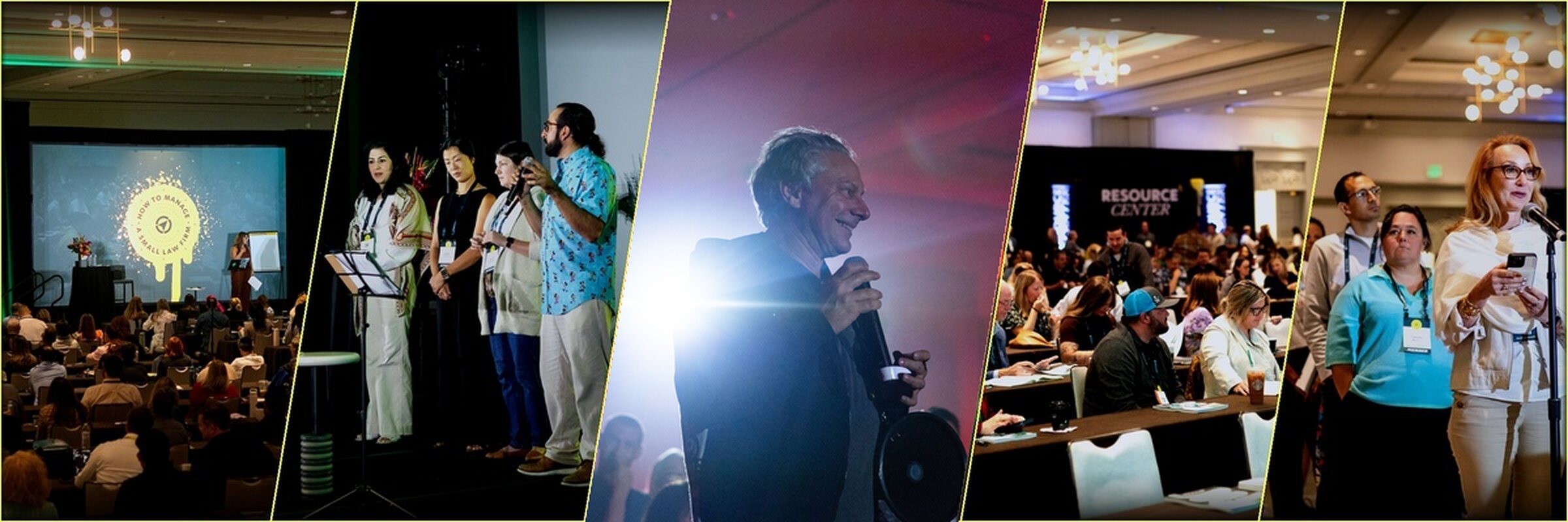 HTM members learning, collaborating and presenting at a live event