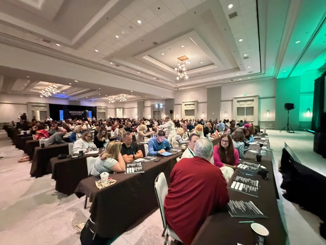 Law firm owners filling a large ballroom during an HTM working session.